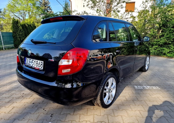 Skoda Fabia cena 17999 przebieg: 168000, rok produkcji 2008 z Wrocław małe 211